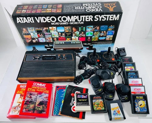 Atari Bundle (Console, Joysticks, and Games)