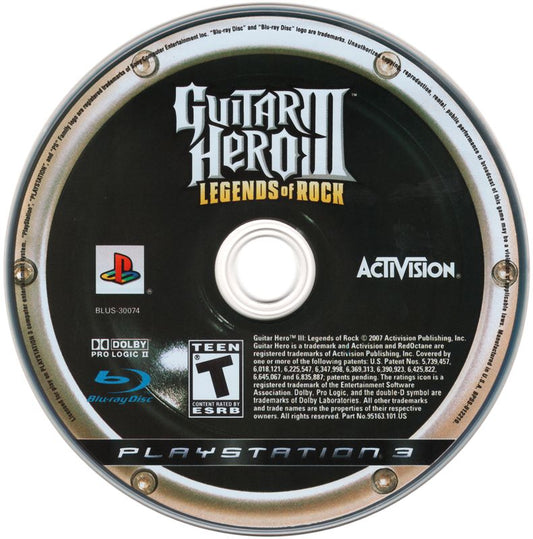 Guitar Hero III Legends of Rock