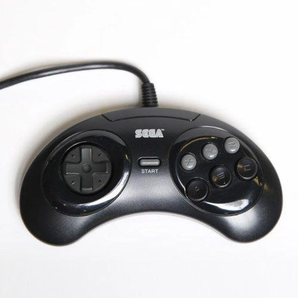 Genesis 6 Button Controller (Black)