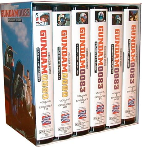 Mobile Suit Gundam Vhs Box Set 0080 & 0083
