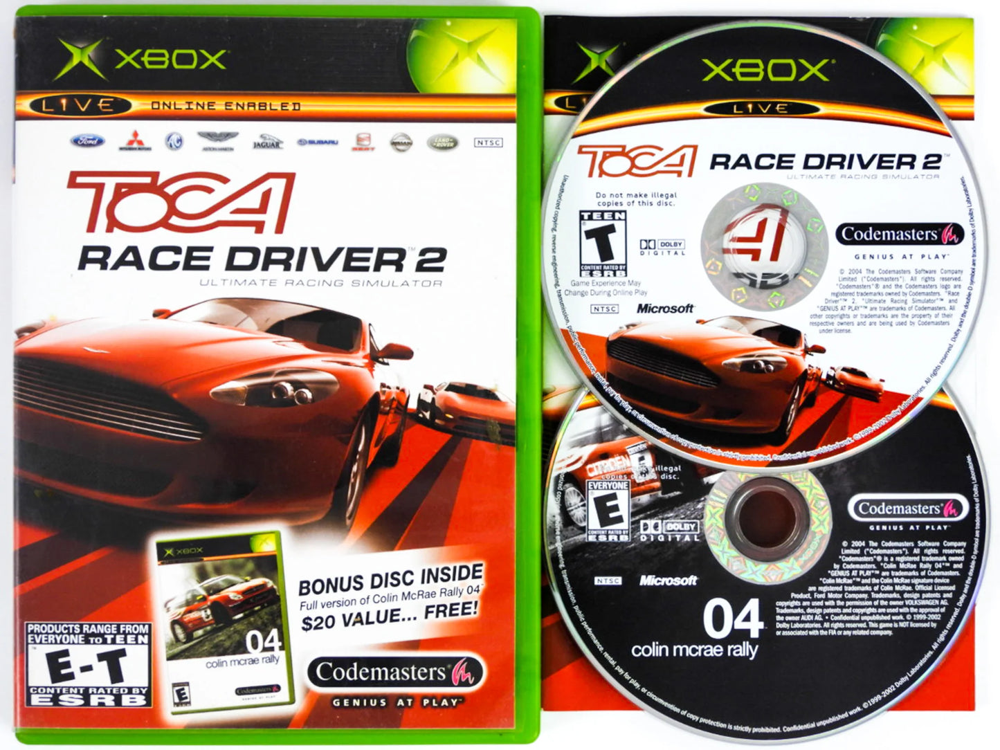 TOCA Race Driver 2 / Colin McRae Rally 4 Bundle
