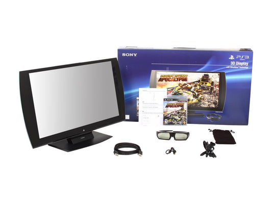 PlayStation 3D TV With Glasses And Component Cables