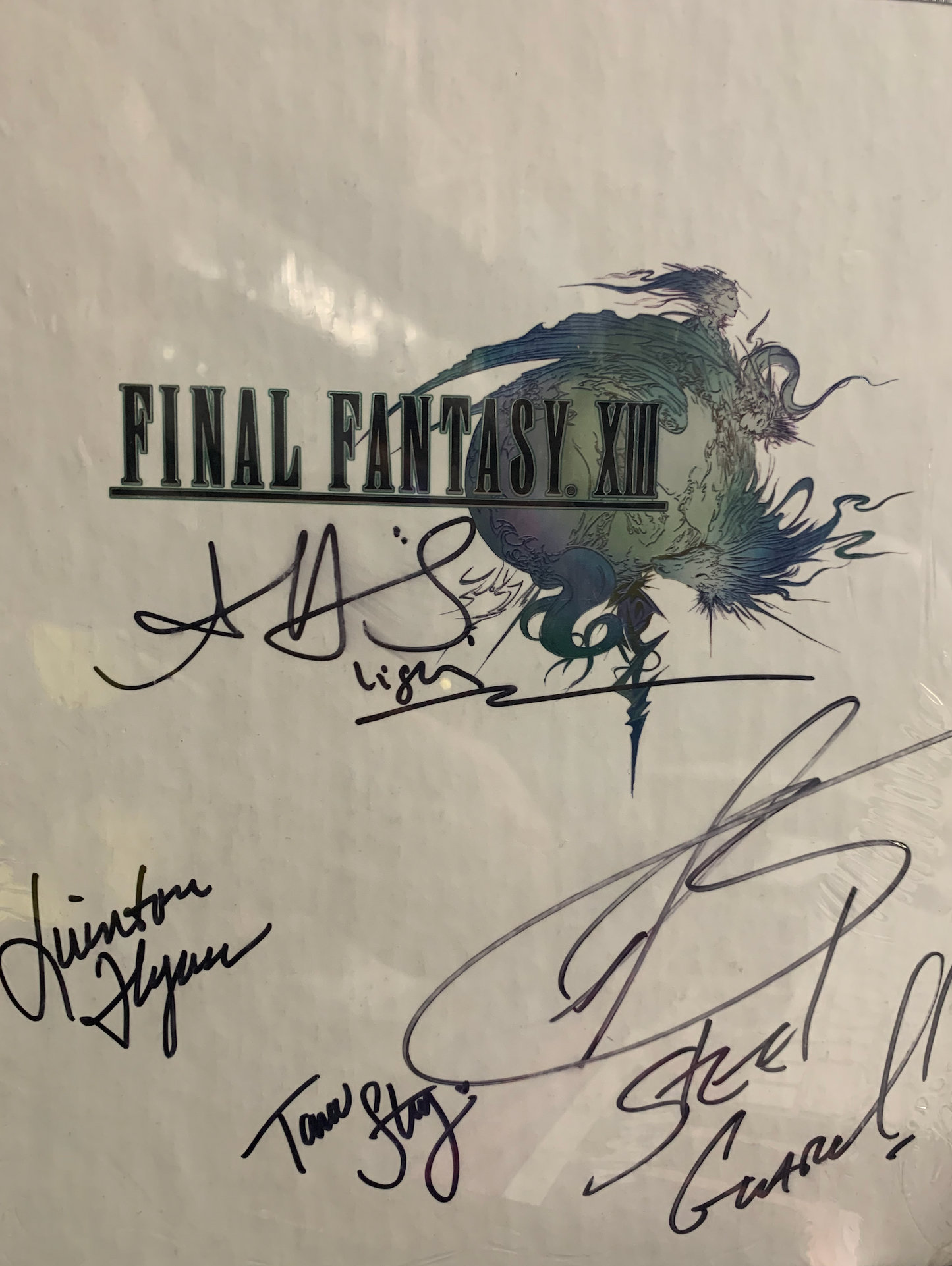 Final Fantasy XIII The Complete Official Guide Collector's Edition (Signed by English Voice Actors)