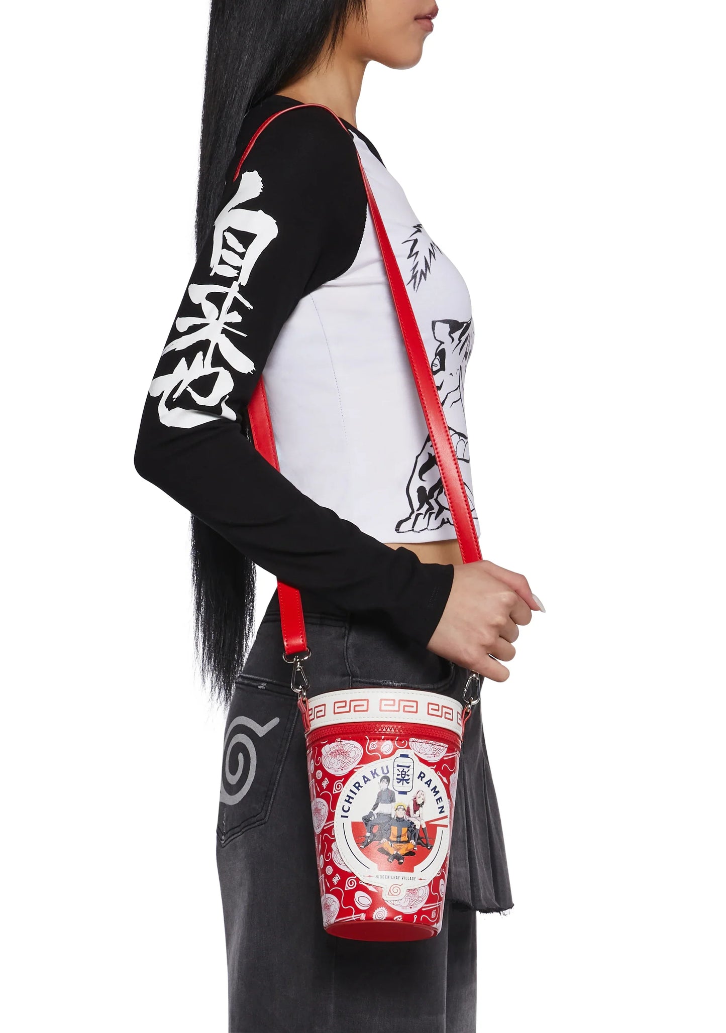 Dolls Kill x Naruto Shippuden Ichiraku Ramen Crossbody Bag