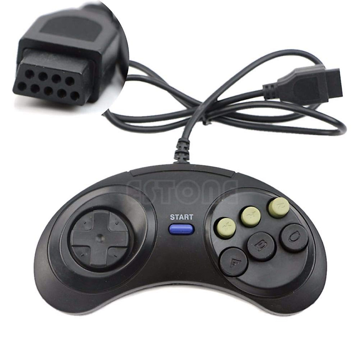 Genesis 6 Button Controller (Gray)