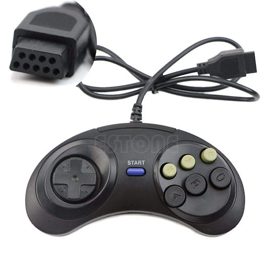 Genesis 6 Button Controller (Gray)