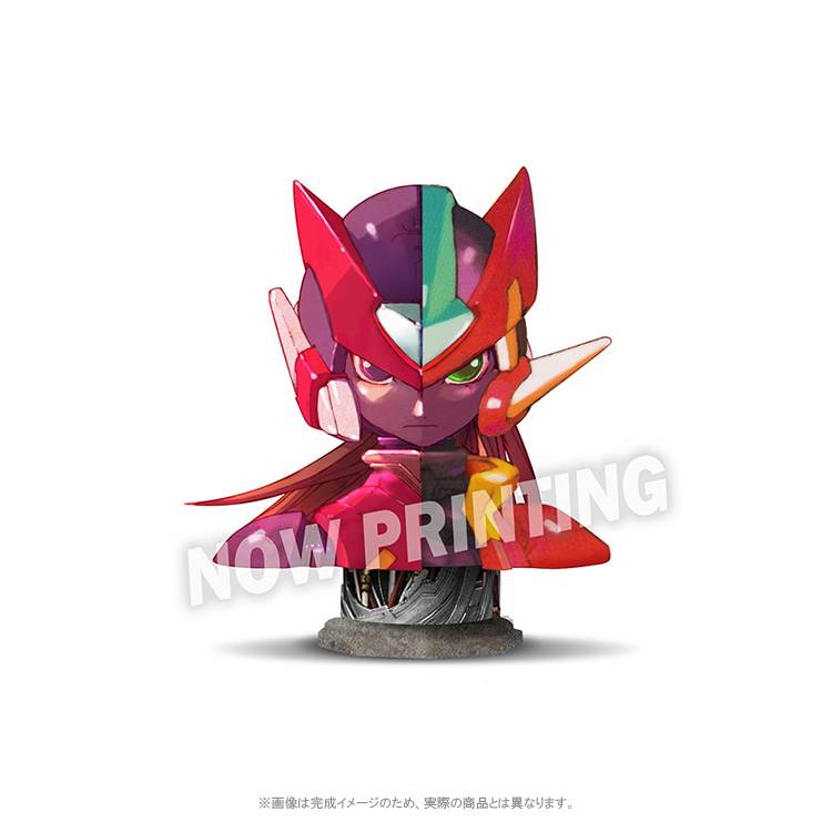 Mega Man Zero & ZX Double Hero Collection: Zero Bust and Acryllc Art