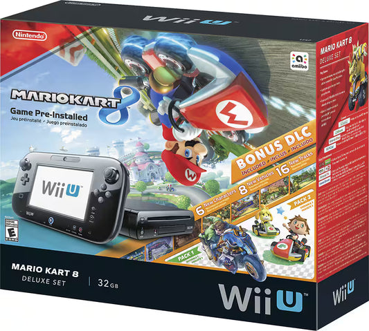 Wii U Console Deluxe: Mario Kart 8 Pre-Installed Edition - Wii U